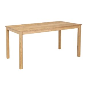 Nábytek z lesa - Dubový jídelní stůl JS08DB bezbarvý lak 150x80cm
